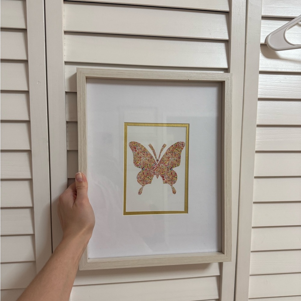 Framed Butterfly Art Print
